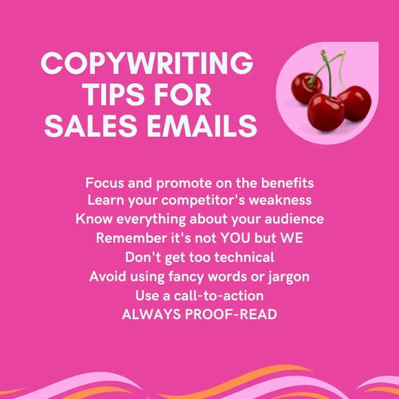 sales email Copywriting tips