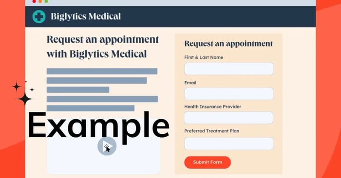 Example secure form